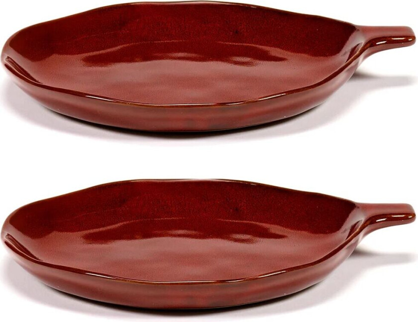 La Mère fat med håndtak Ø17 cm 2-pakn. Venetian red