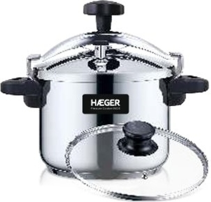Haeger Pc-6Ss.019A Pressure Cooker Plus 2In1 6L