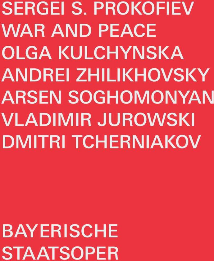 Prokofiev: War & Peace Bluray