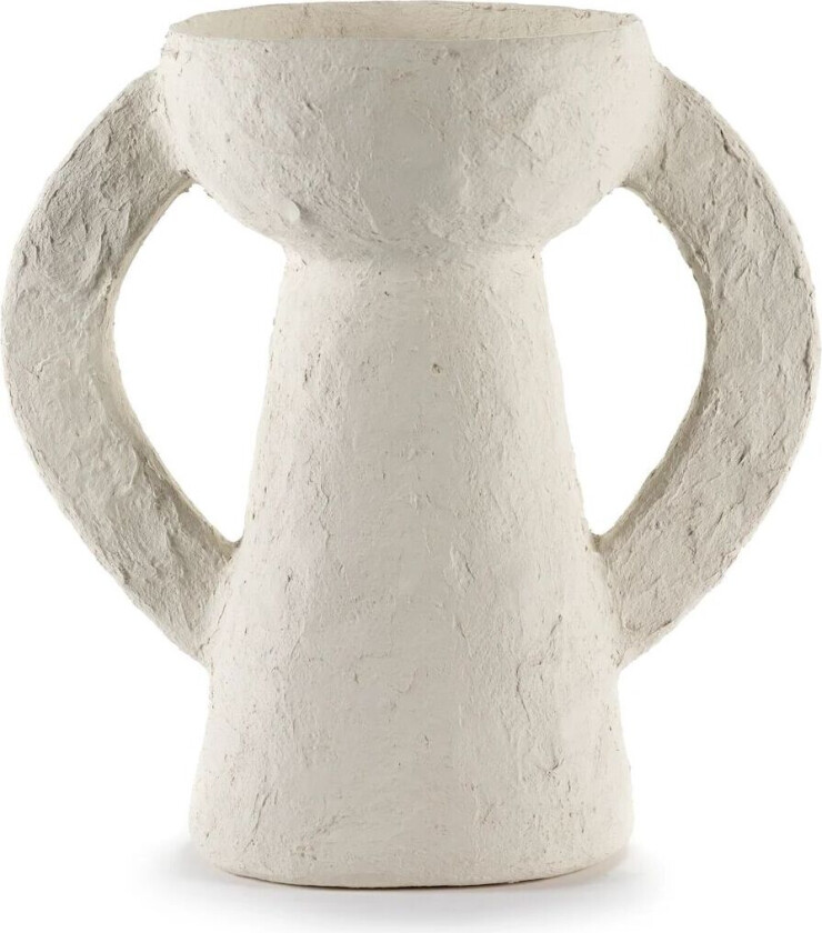 Earth vase L White