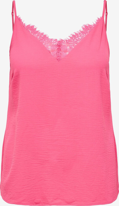 Topp carMetta Life Mix Lace Singlet Wvn - Rød