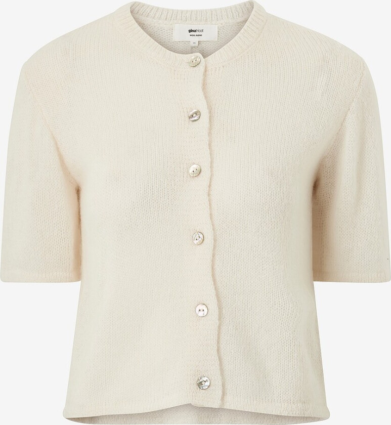 Kardigan Loose Knitted Cardigan - Hvit
