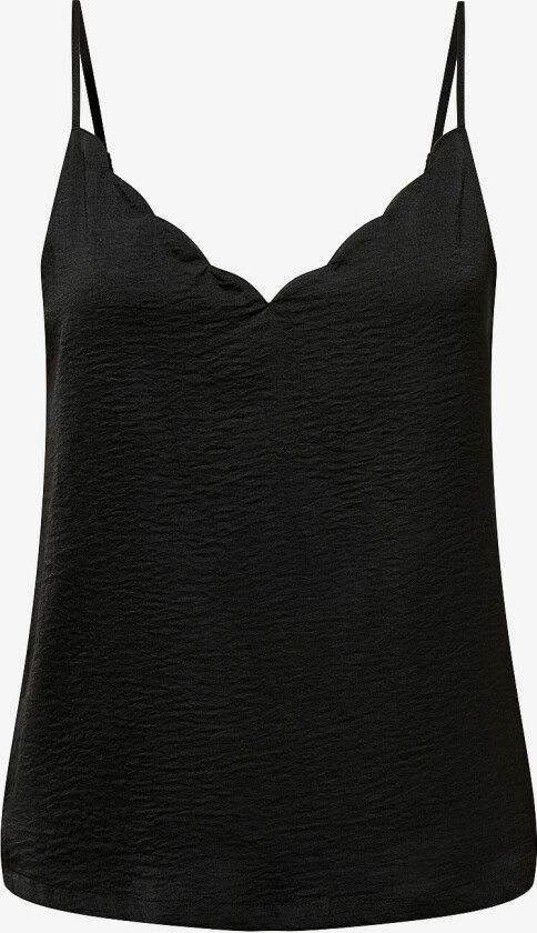 Topp carDebbie Singlet Wvn - Svart