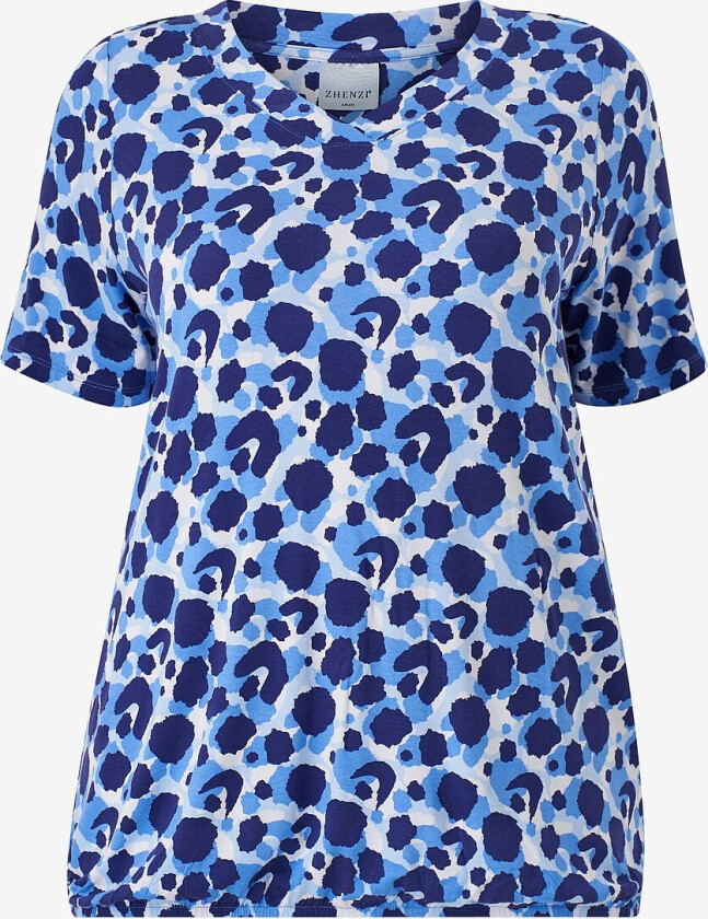 Topp Zh-Sylva 811-blouse S/S - Blå