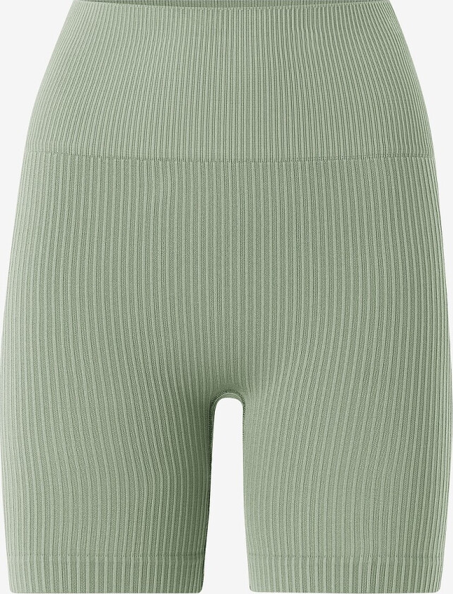 Treningsshorts Studio Seamless Ribbed - Grønn