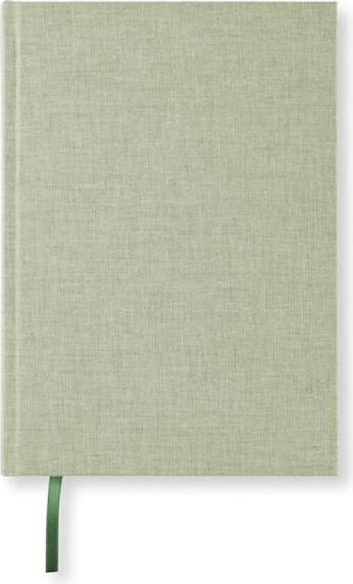 Notatbok A5 128s Linjert Green Leaf Paperstyle