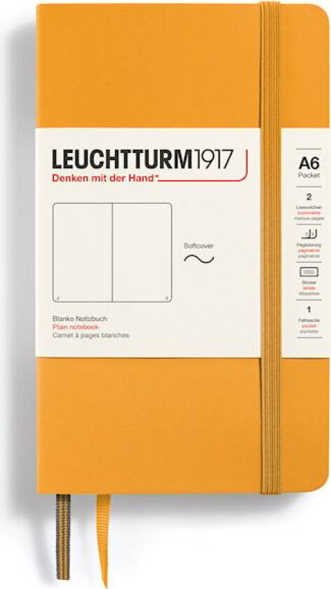 Notatbok A6 Soft Ulinjert Rising Sun Leuchtturm 1917
