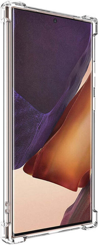 Samsung Galaxy Note 20 Ultra IMAK Fleksibelt Plast Deksel med Forsterkede Hjørner - Gjennomsiktig