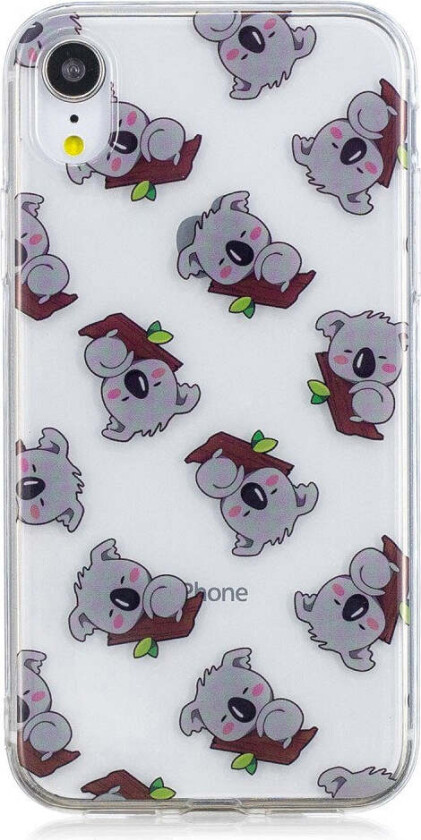 iPhone XR Fleksibelt Plast Deksel m. Motiv - Koala