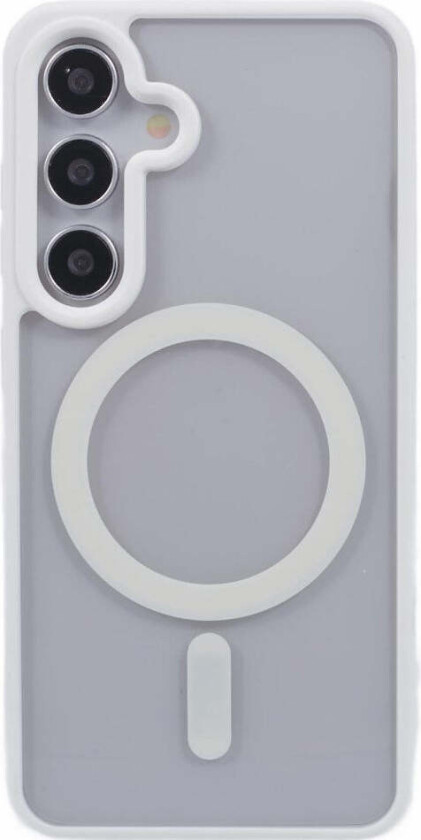 Samsung Galaxy S23 FE Hybrid Deksel - MagSafe Kompatibel - Hvit