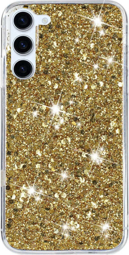 Samsung Galaxy S23+ (Plus) Glitter Deksel - Gull