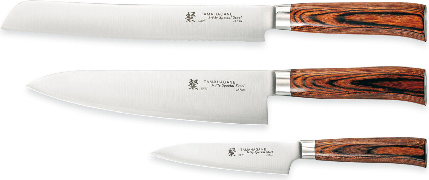 Bilde av San knivsett 3 deler - Knivsett