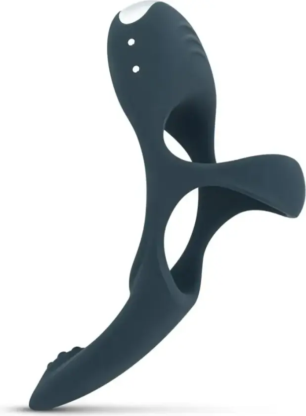 Triple Vibrating Cockring Blue