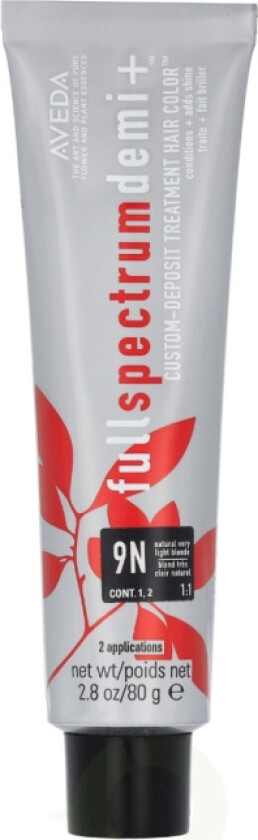 Full Spectrum Demi+ Custom-Deposit Hair Color 80 g 9N Very Light Blonde