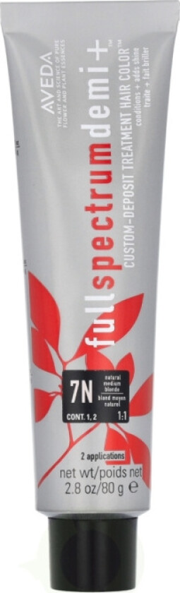 Full Spectrum Demi+ Custom-Deposit Hair Color 80 g 7N Medium Blonde