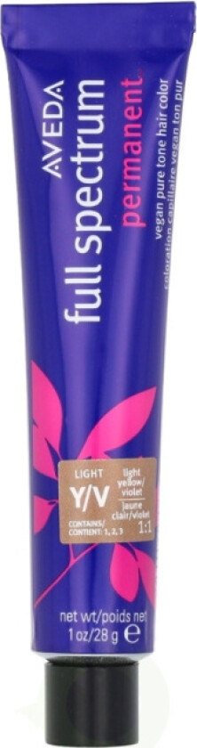 Full Spectrum Permanent Vegan Pure Tone Hair Color 28 g Light Yellow Violet