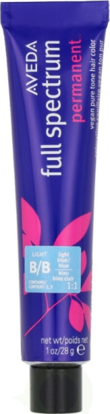 Full Spectrum Permanent Vegan Pure Tone Hair Color 28 g Light Blue