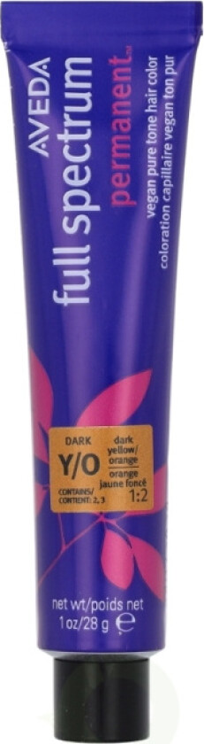 Full Spectrum Permanent Vegan Pure Tone Hair Color 28 g Dark Yellow / Orange
