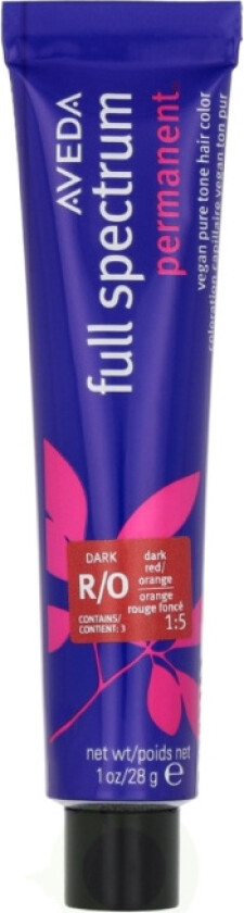 Full Spectrum Permanent Vegan Pure Tone Hair Color 28 g Dark Red Orange