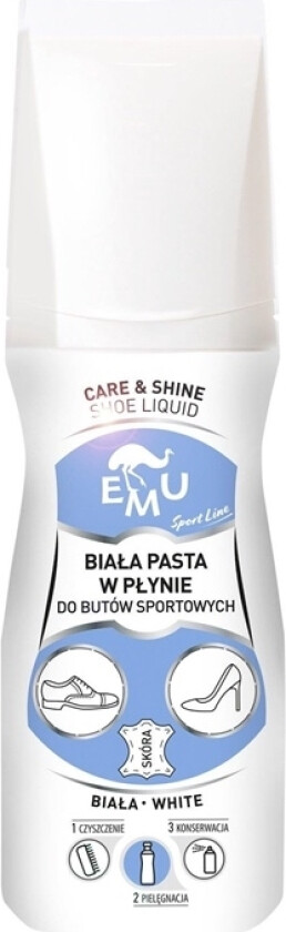 Emu Sport Line White Liquid Shoe Polish 75Ml
