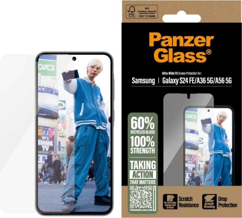 Panzerglass Bildschirmschutz Für Handy - Ultrabreite Passform (Pgrnuwfg38495)