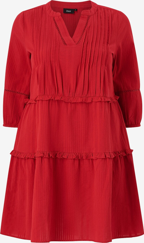 Kjole cAlise 3/4 Abk Dress - Rød