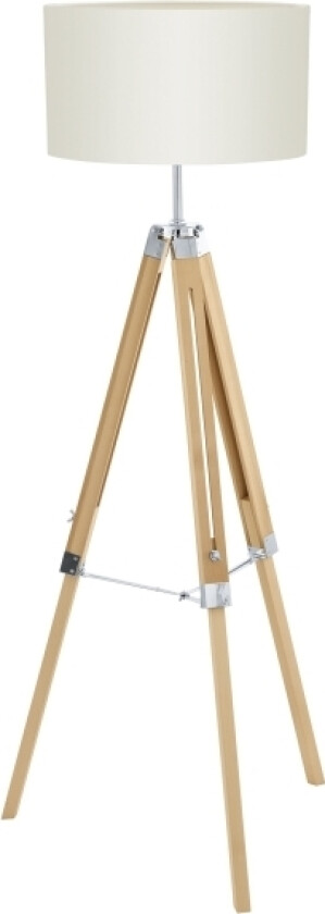 Eglo Lantada Gulv Krom/Beige Fsc