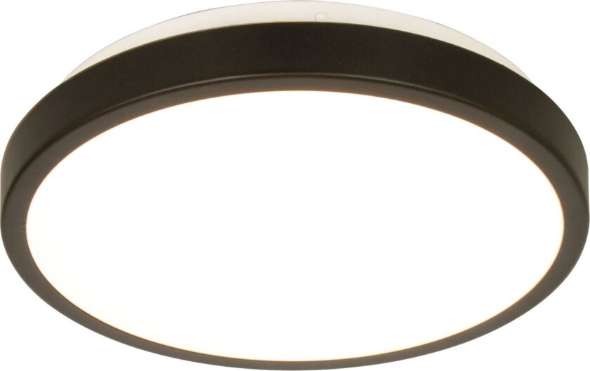 Anillo 30 cm taklampe 12W dimbar 3000 Kelvin - Svart