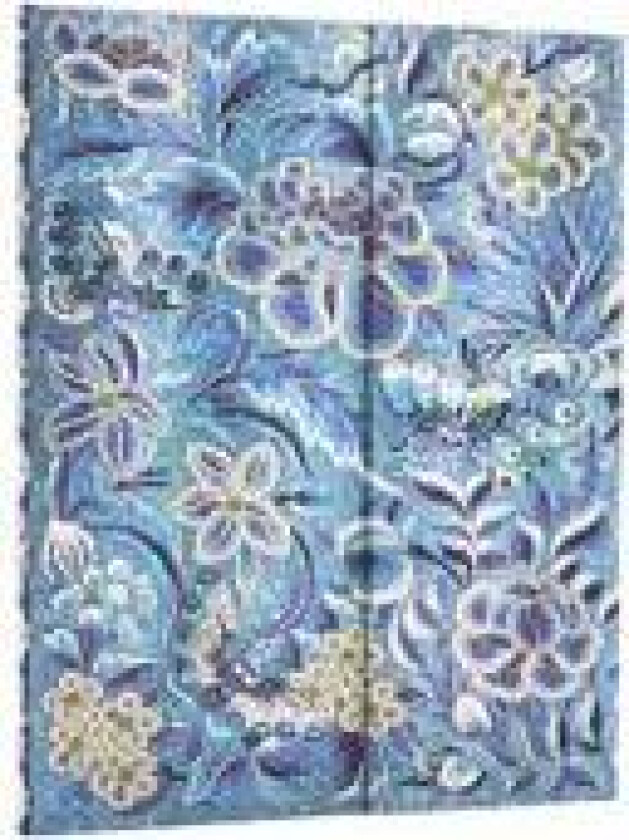 Blue Willow (Celebrate Hanfu) Ultra Unlined Hardcover Journal (Wrap Closure)