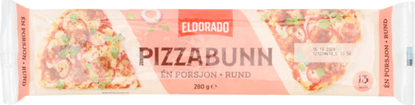 Pizzabunn Rund 280g