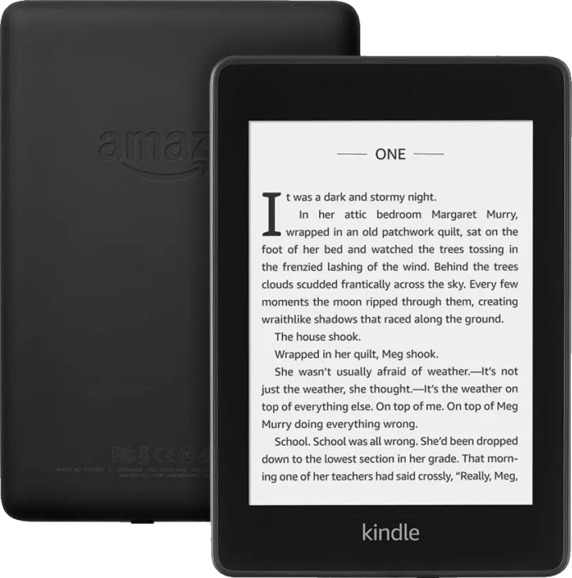 Kindle Paperwhite4 e-bokleser 10. gen. 6-tommer - Certified Refurbished (brukt) , 32GB , Med reklameskjermsparer , Svart