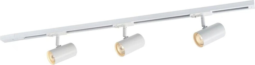 Trackline Jazz spotskinne 1 meter 3 spot - Hvit