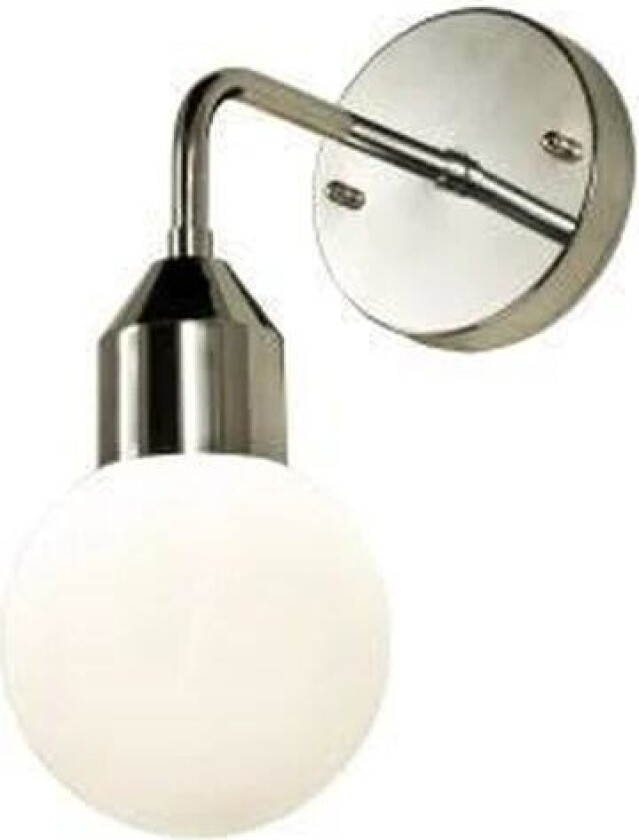 Florens vegglampe IP44 - Krom