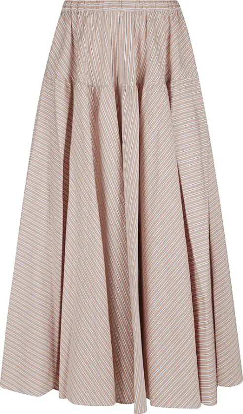 Dame, Skjørt, Beige, S