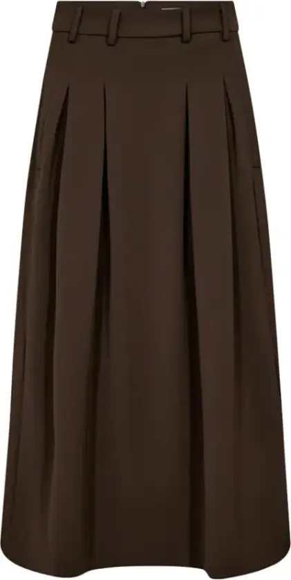 Dame, Skjørt, Brun, S