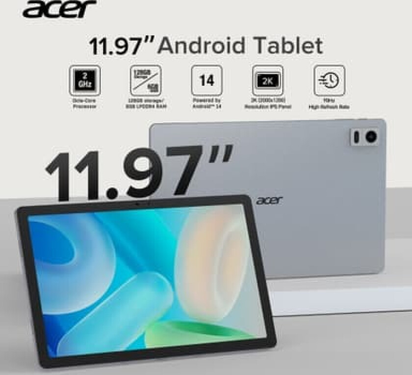ACTAB1225E 6/128GB 11,97" nettbrett