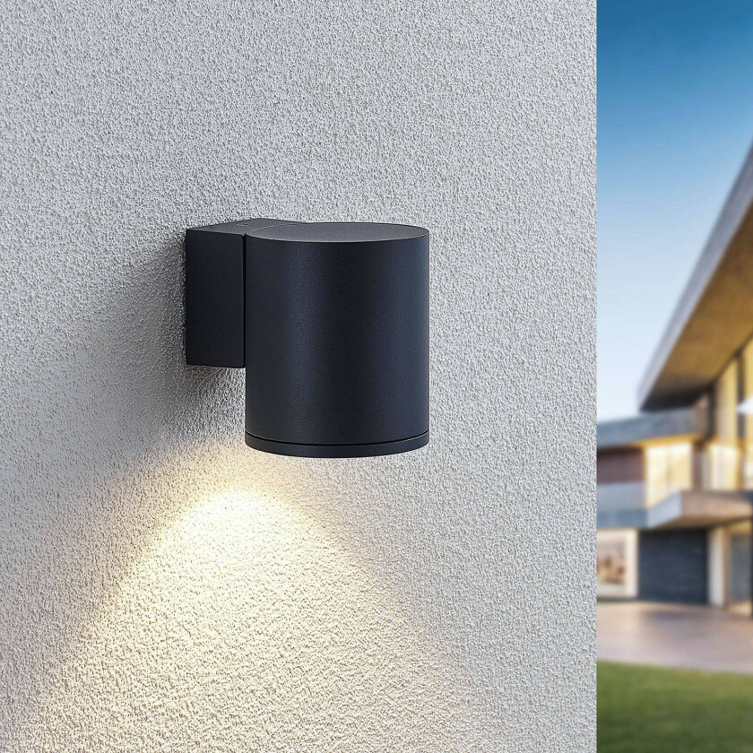 Utendørs LED-vegglampe Visavia, 1 lyskilde