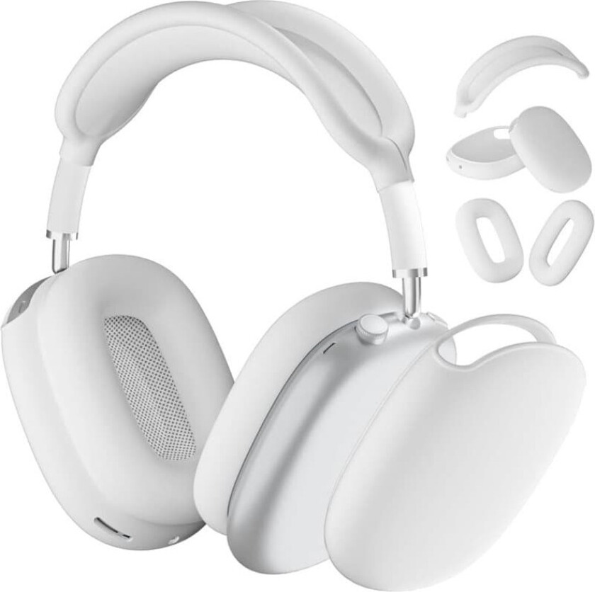 Silikondeksel til Apple AirPods Max hodetelefoner - White