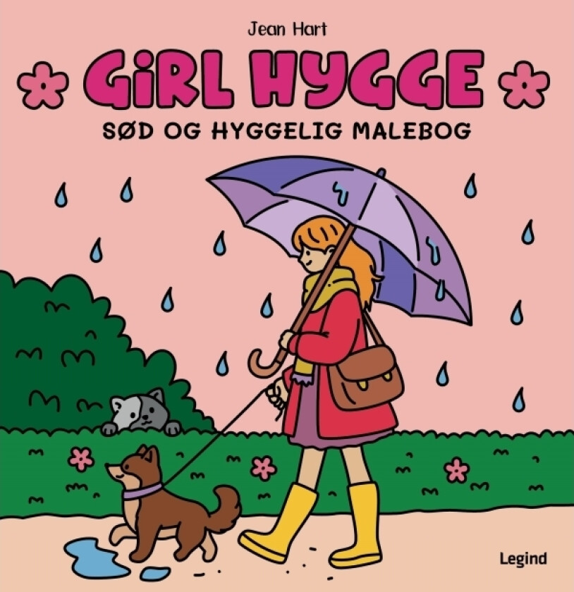 Malebog: Girl Hygge - Cozy Coloring | Jean Hart