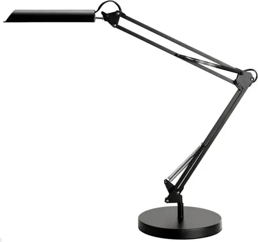 Unilux Swingo - Skrivebordslampe - LED - 9 W - klasse D - 3000 K - svart