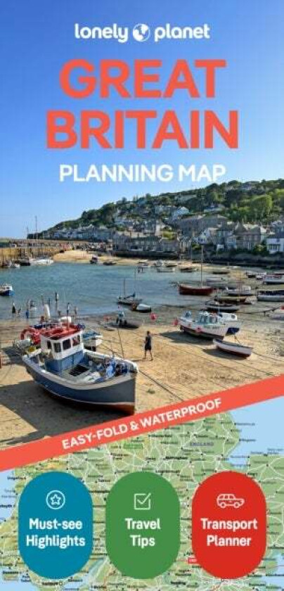 Lonely Planet Great Britain Planning Map av Lonely Planet
