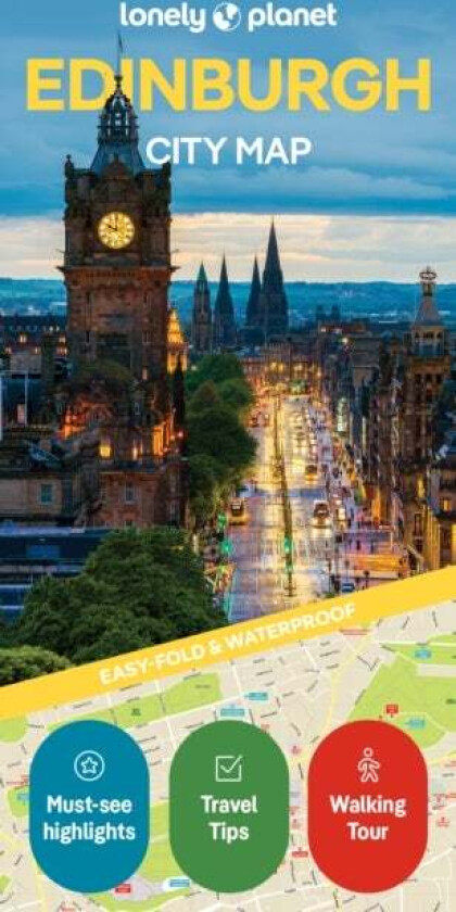 Lonely Planet Edinburgh City Map av Lonely Planet