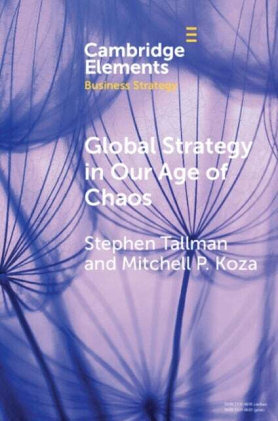 Global Strategy in Our Age of Chaos av Stephen (University of Richmond Virginia) Tallman, Mitchell P. (Rutgers University New Jersey) Koza