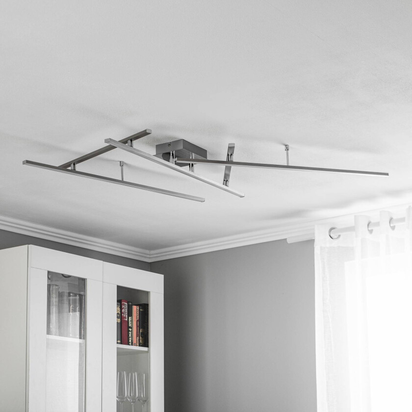 Kasen LED-taklampe, nikkel