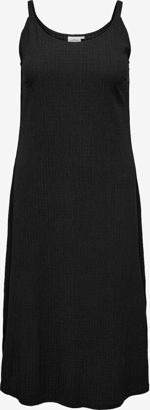 Maxikjole carCallie Strap SL Midi Dress Jrs - Svart