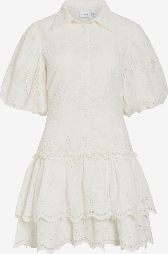 Kjole viSmilla 2/4 Short Dress - Hvit
