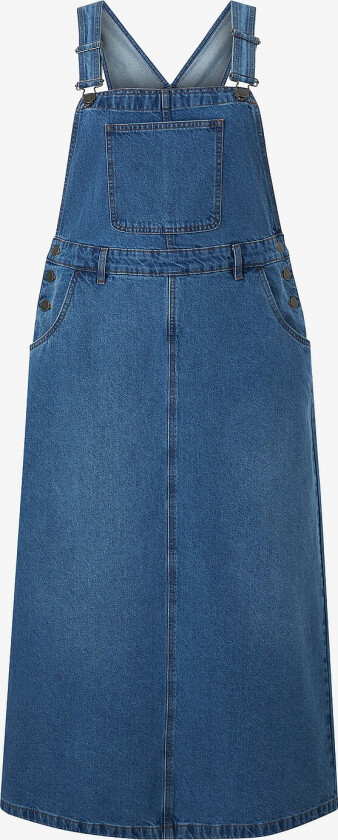 Maxikjole jElena S/L Midi Dress - Blå