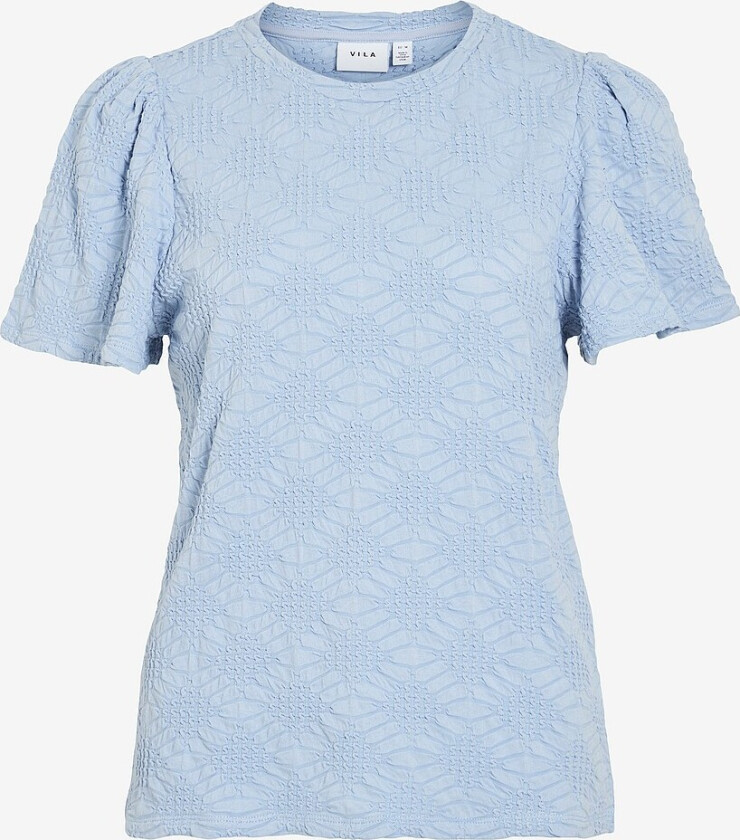 Topp viSolisa O-neck S/S Top - Blå
