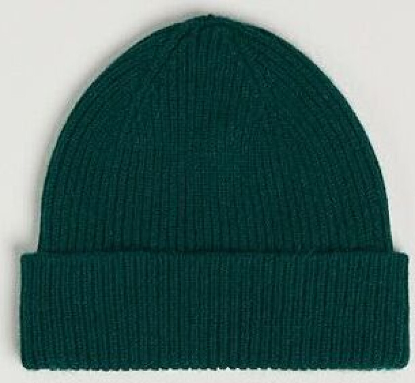 Lambswool/Caregora Beanie Moss