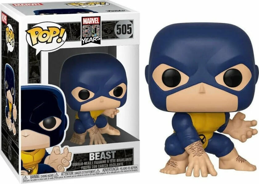 Marvel 80th POP! Heroes Vinyl Figure Beast (First Appearance) 9 cm